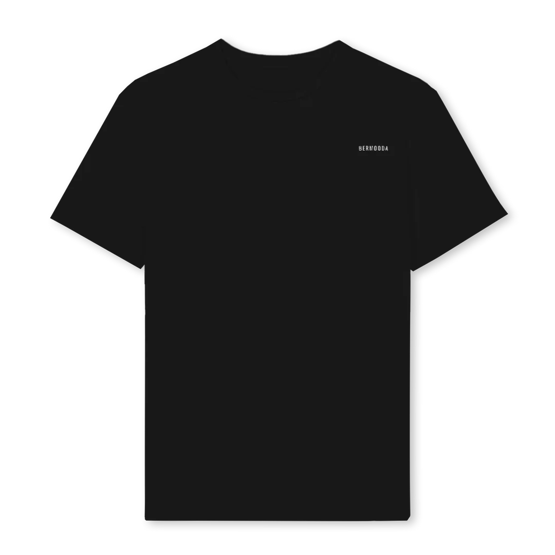 REGULARBLACK  Black Regular Tee.