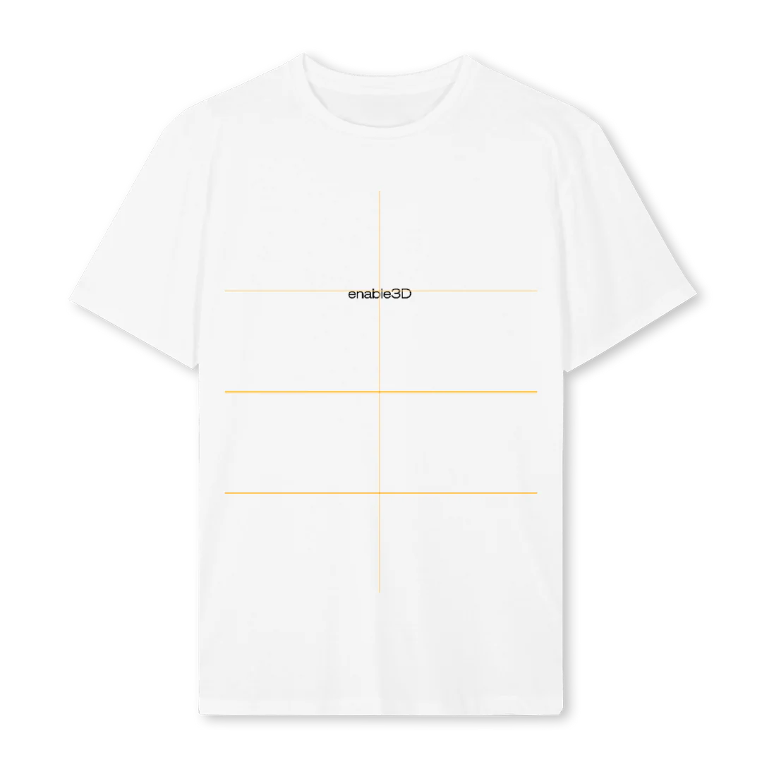 REGULARTEEONE White Regular Tee.