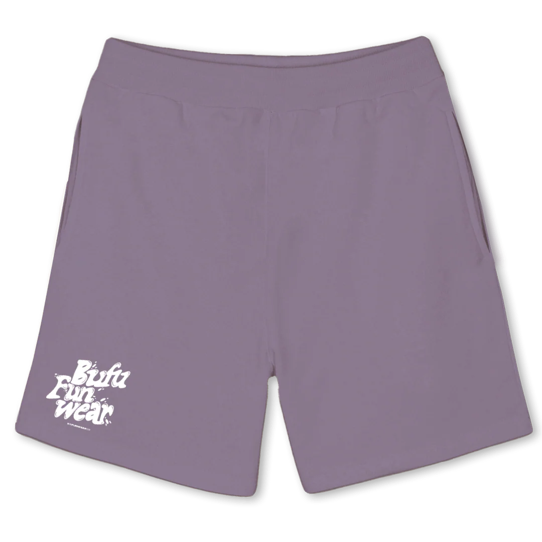 RELAXEDSHORT Purple Relaxed Sweatshorts.