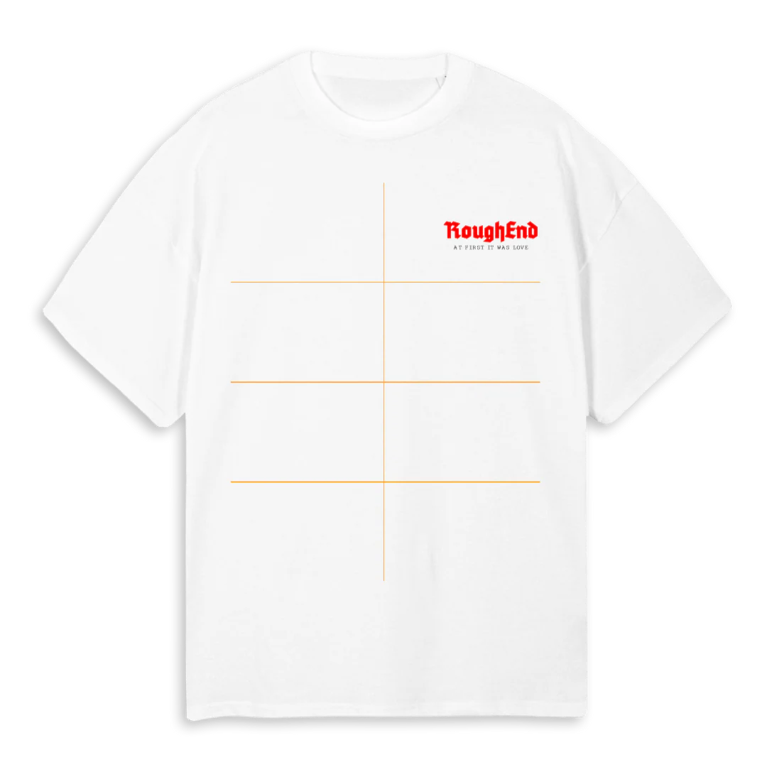 REOOBHIGHLIGHTVA  White Oversized Tee.