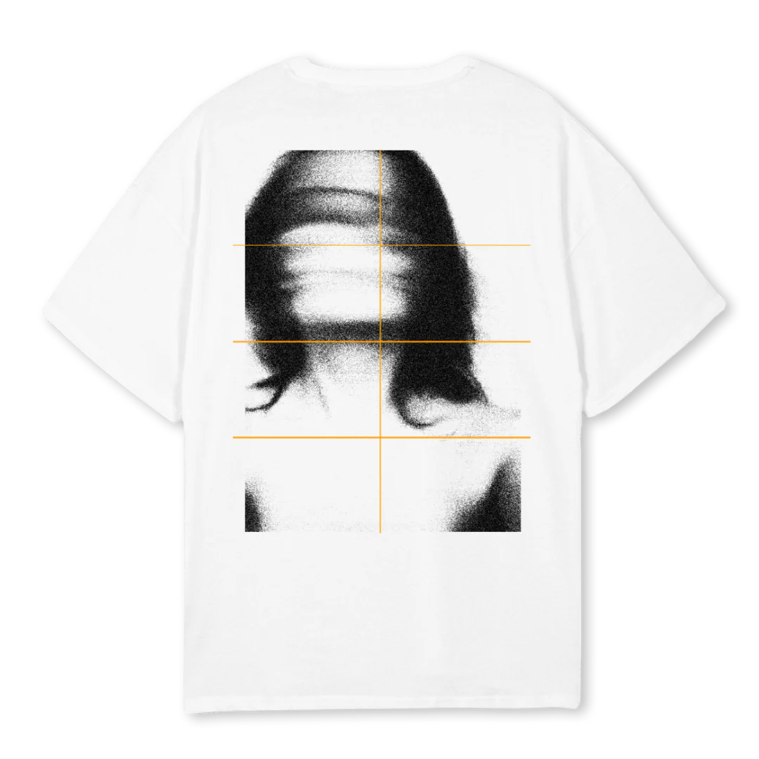 REOOBHIGHLIGHTVA White Oversized Tee. - Image 2