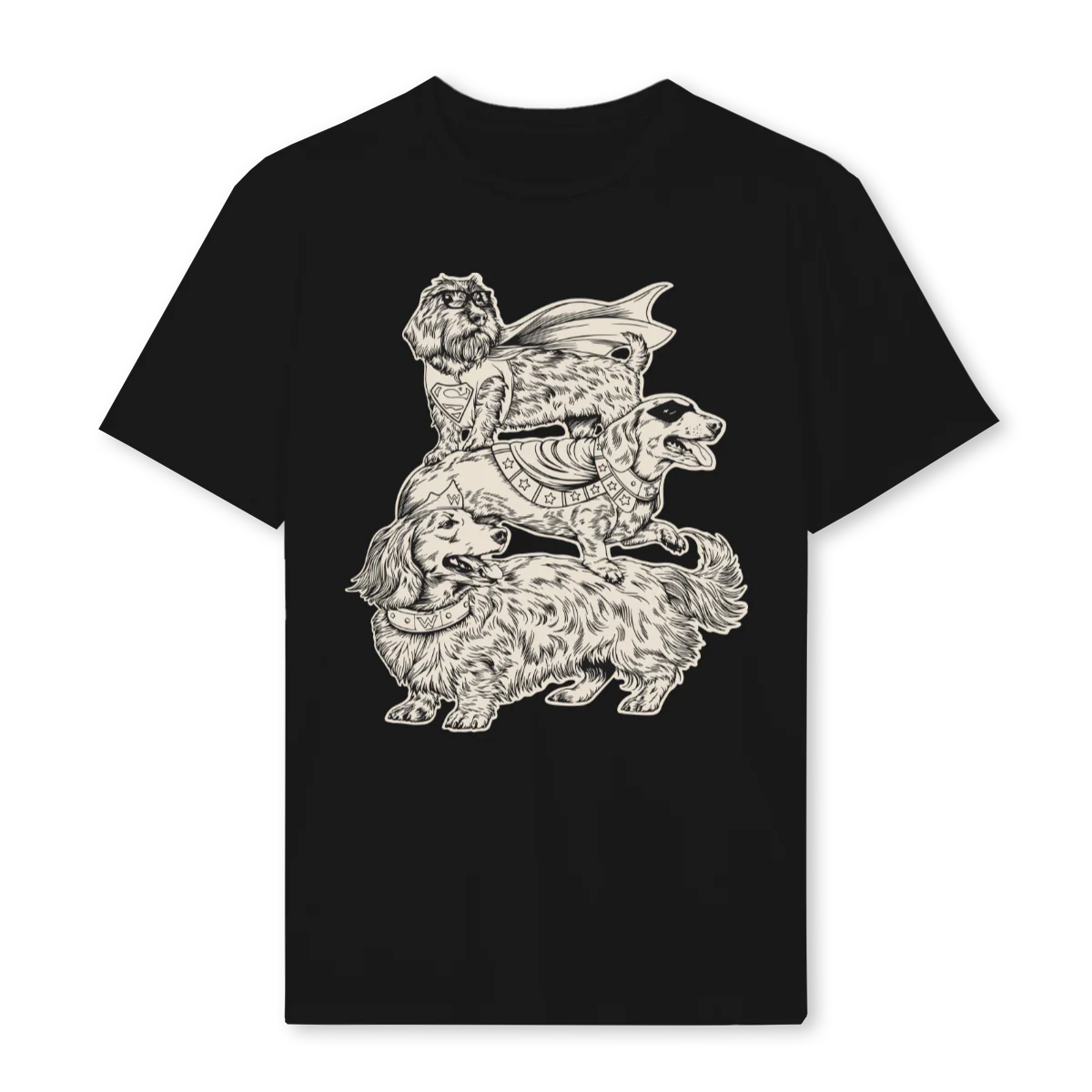 RESCUINGBLACK Black Regular Tee.