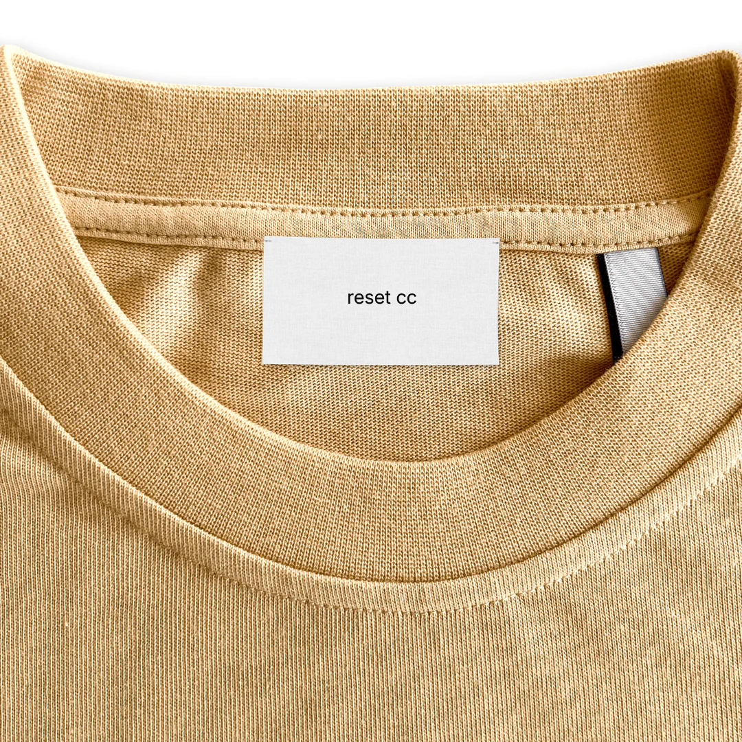 RESET CC Custom Neck Label.