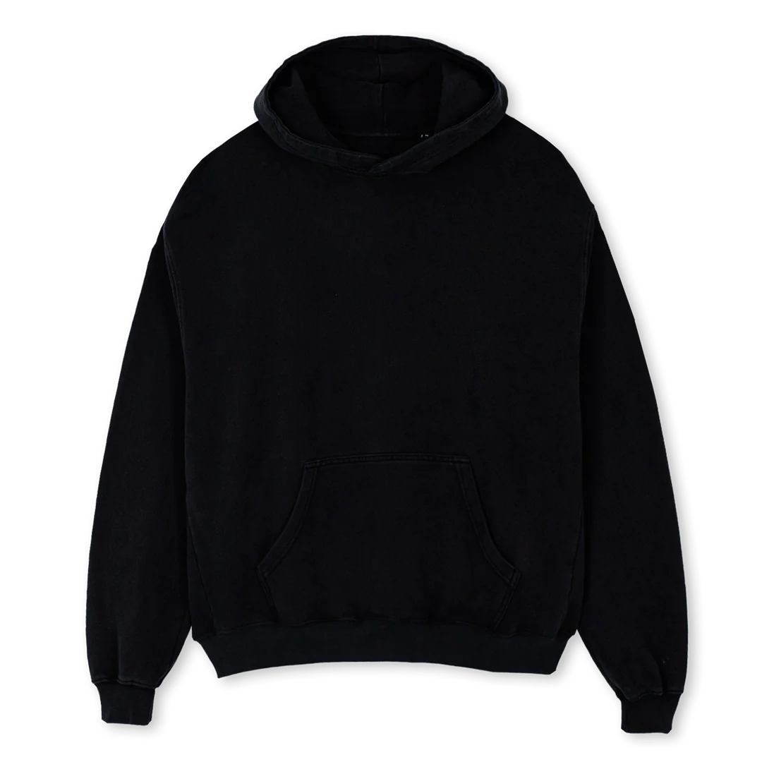 RESILENCENOVRE Black Oversized Hoodie.