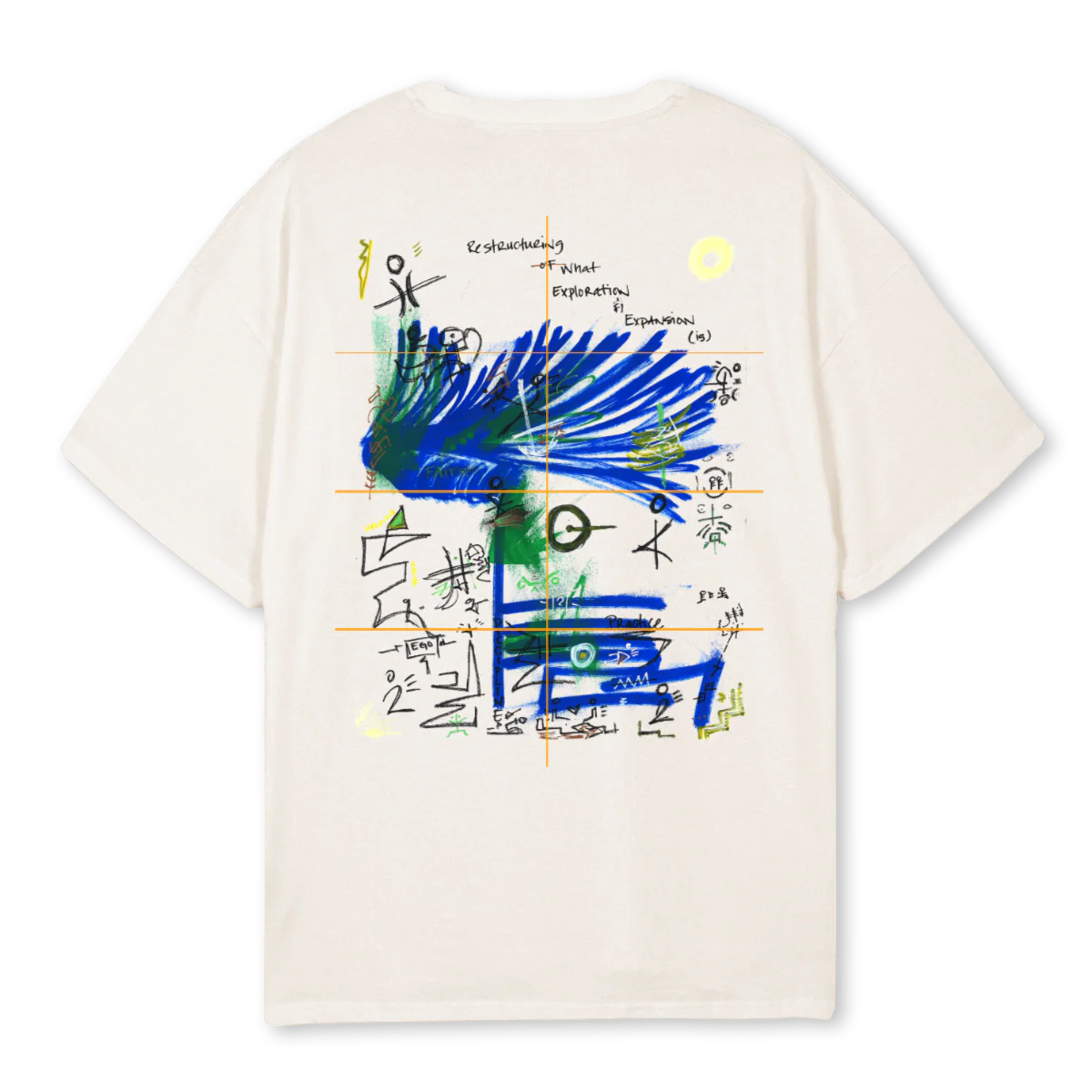 RESTRUCTURING Vintage White Oversized Tee. - Image 2