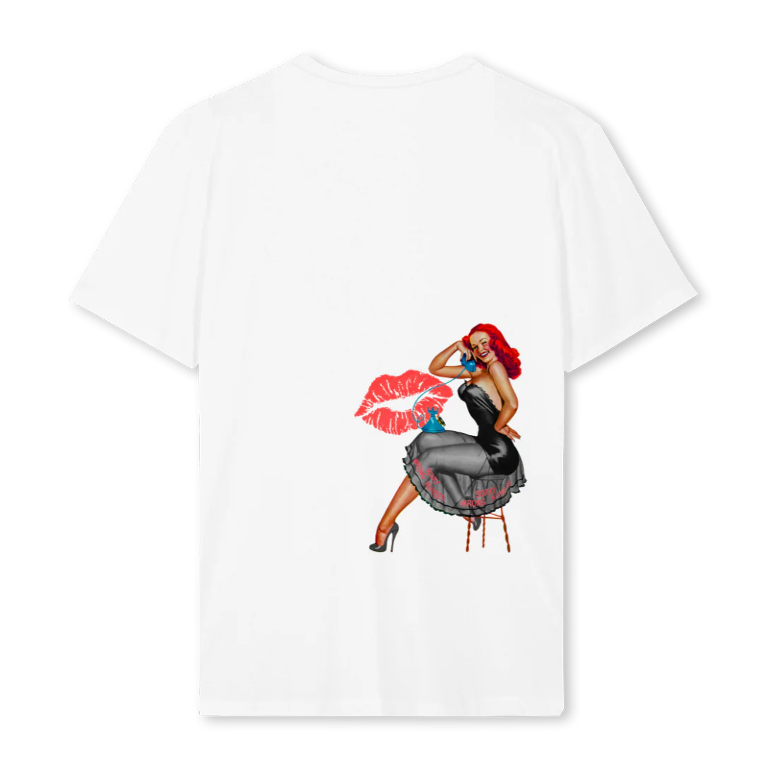 RETRO GIRL T White Regular Tee. - Image 2