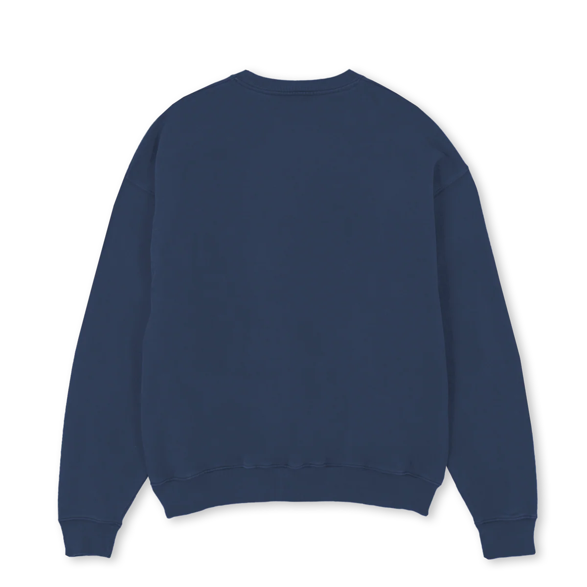 REVERSELOCUNKOS Navy Blue Oversized Crewneck Sweater. - Image 2