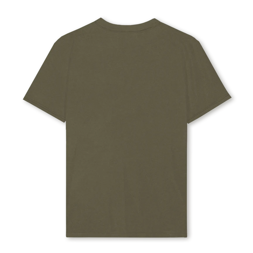 REVES DAILLEURS Vintage Olive Regular Tee. - Image 2