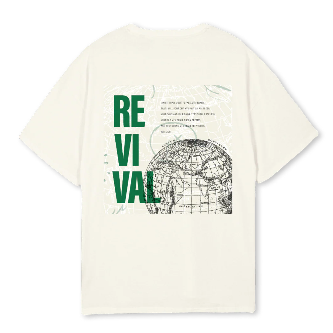 REVIVALTSHIRTCREAM Cream Oversized Tee. - Image 2