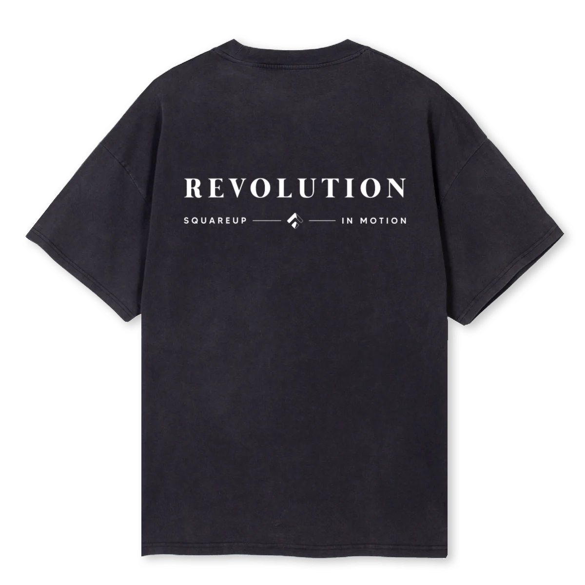 REVOLUTION Vintage Black Oversized Tee. - Image 2