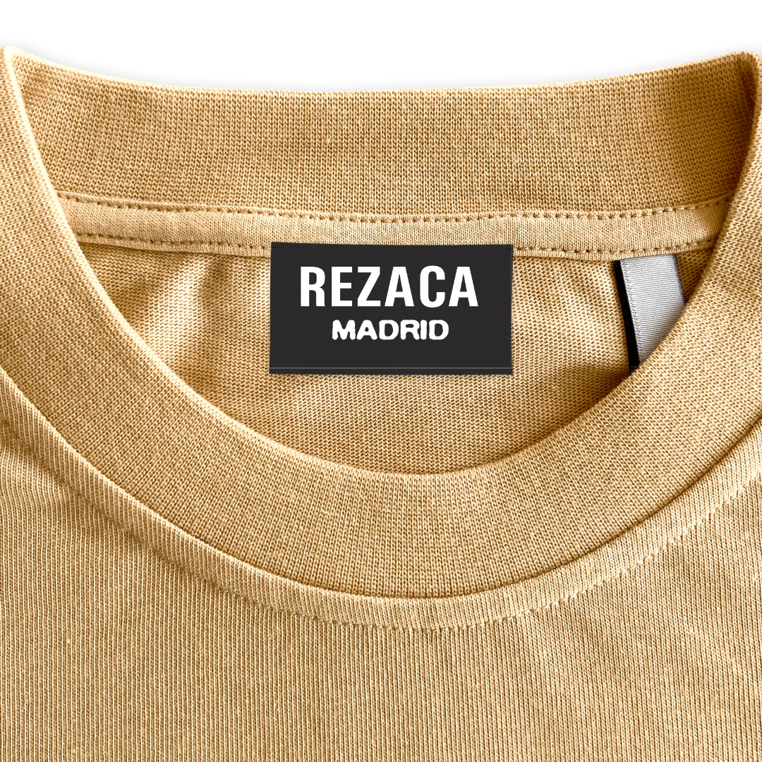 REZACA MADRID Custom Neck Label.