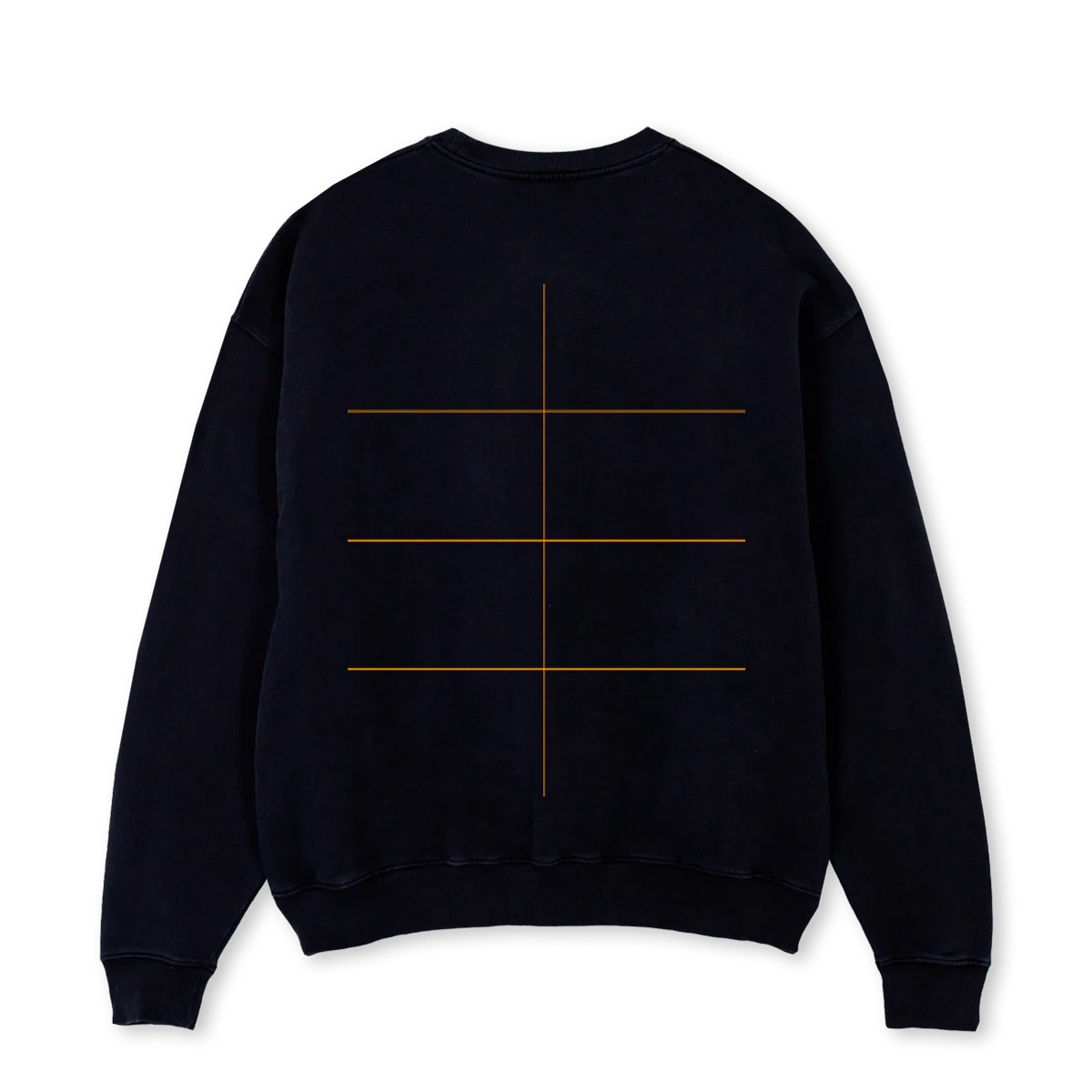 RHANSOMMME REVERED Black Oversized Crewneck Sweater. - Image 2