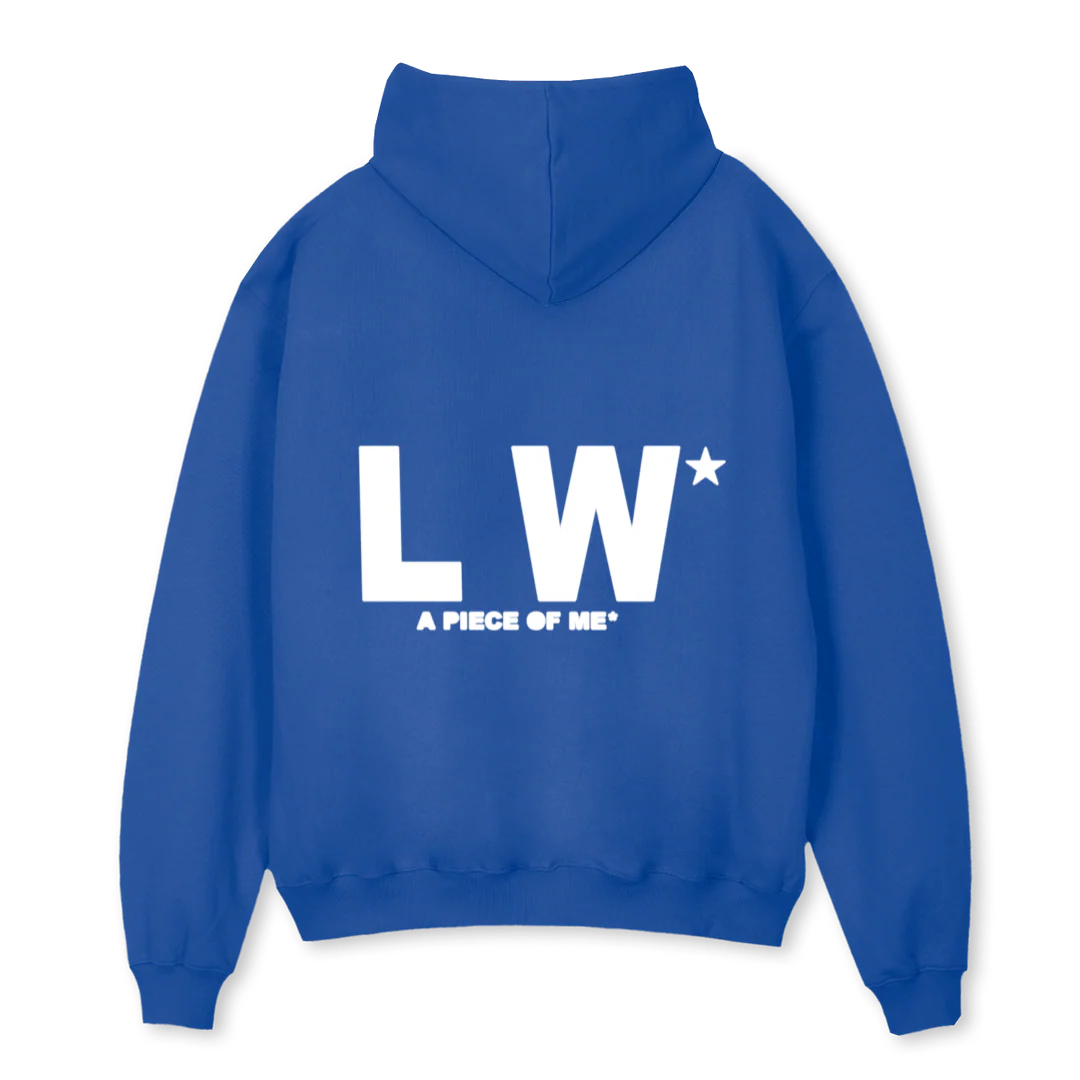 RIBZ Cobalt Blue Oversized Hoodie. - Image 2