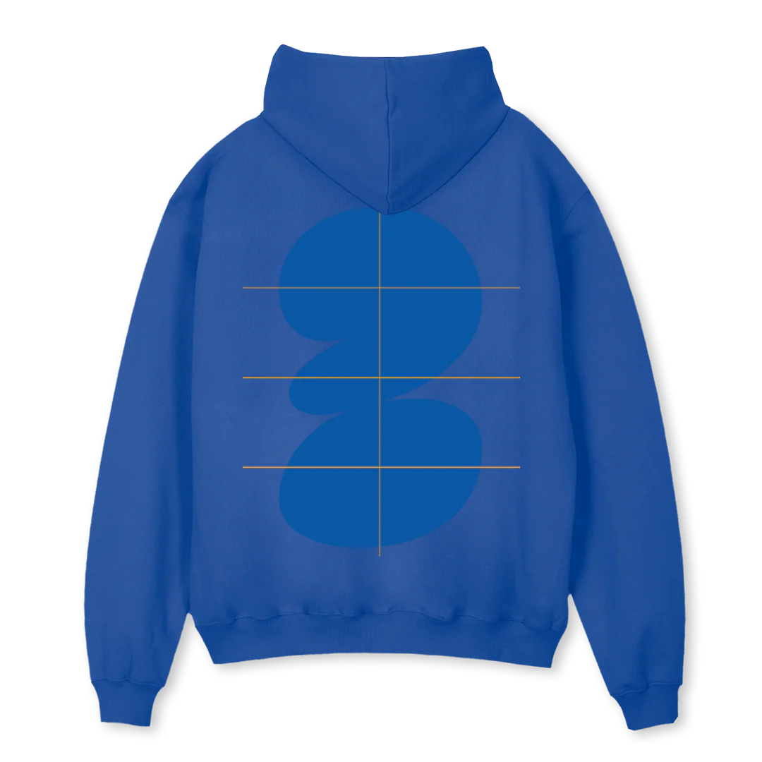 RIO Cobalt Blue Oversized Hoodie. - Image 2