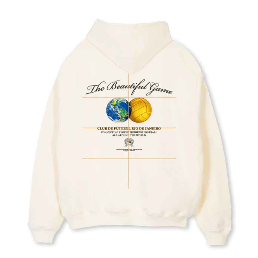 RIOECREST Cream Oversized Hoodie. - Image 2