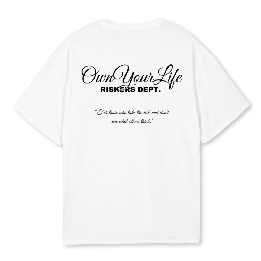 RISKER RWVV White Oversized Tee. - Image 2