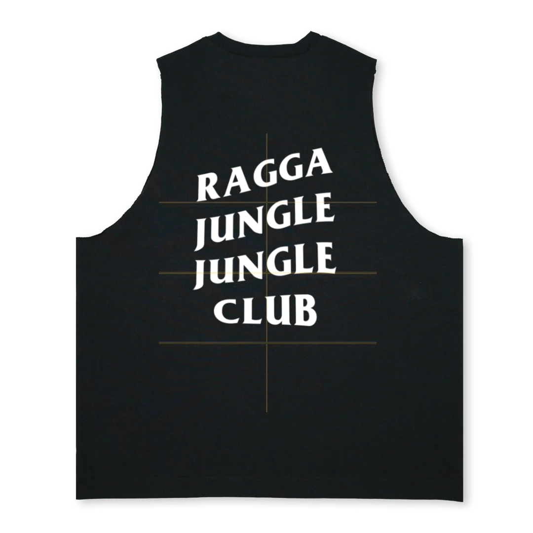 RJJCSINGLET Deep Black Oversized Vest. - Image 2