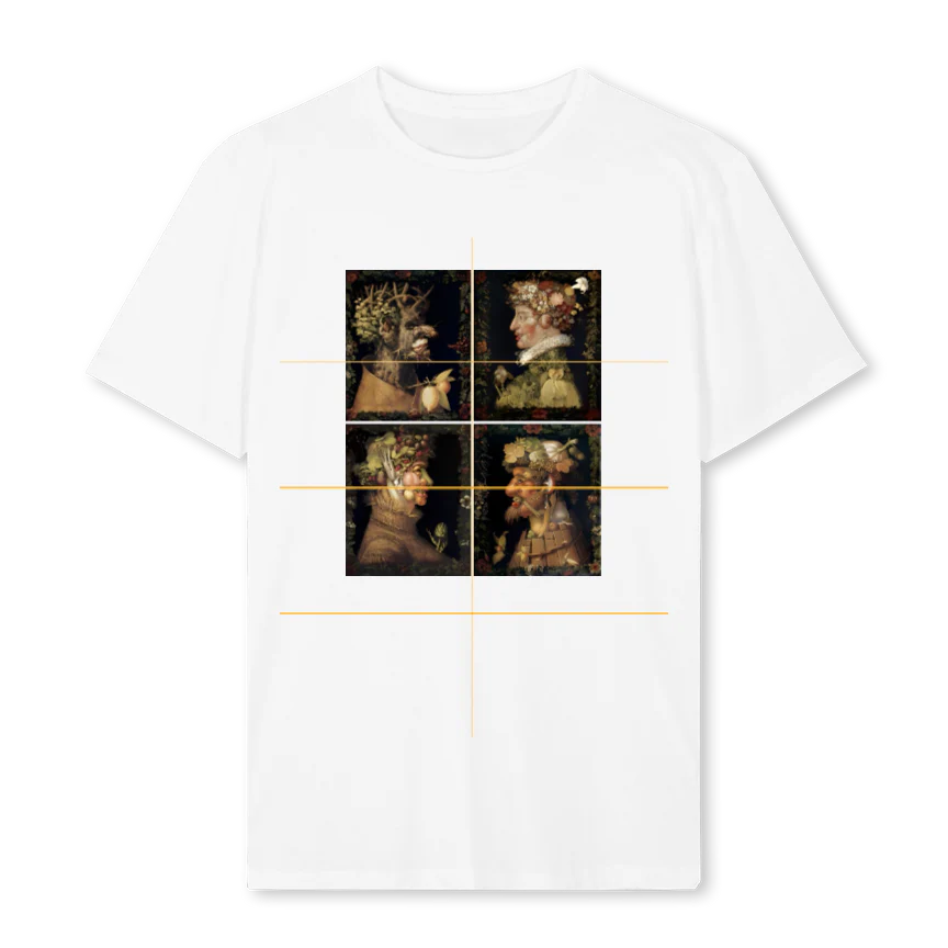 ROCCA REGULAR White Regular Tee.