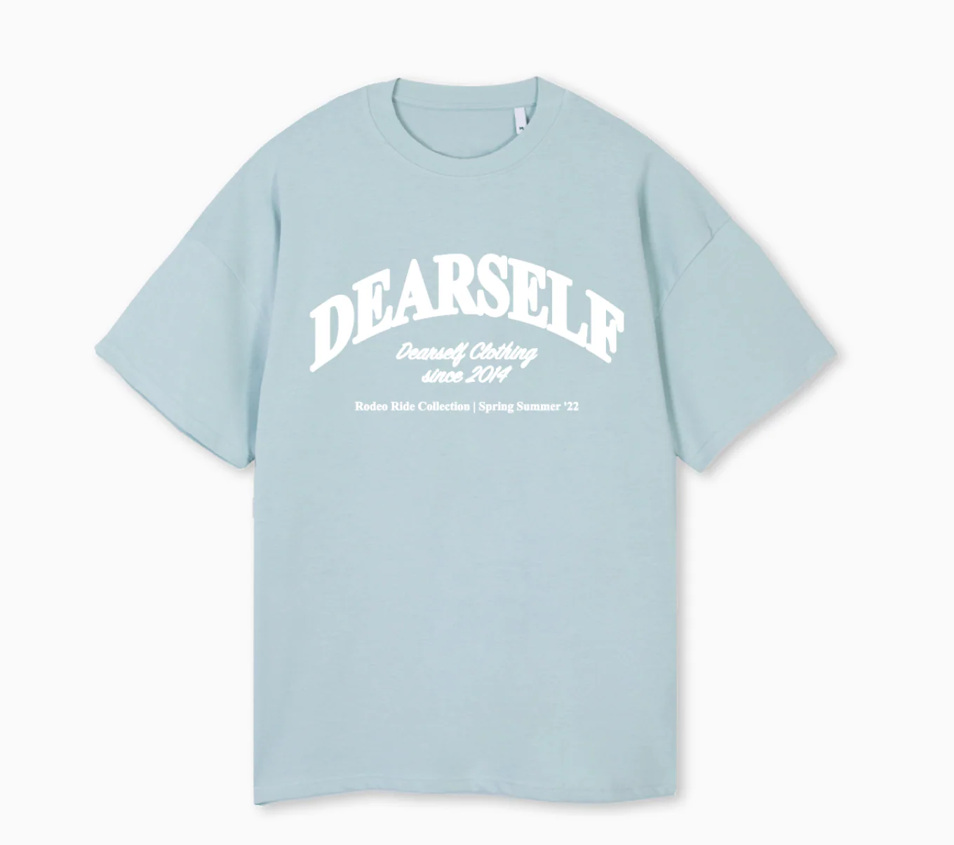 RODEOTEEBLUE Cold Blue Oversized Tee.