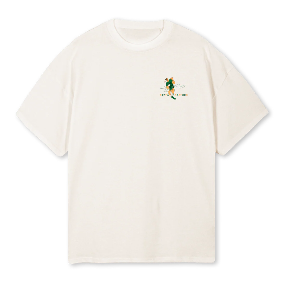 ROFFA_2 Vintage White Oversized Tee.