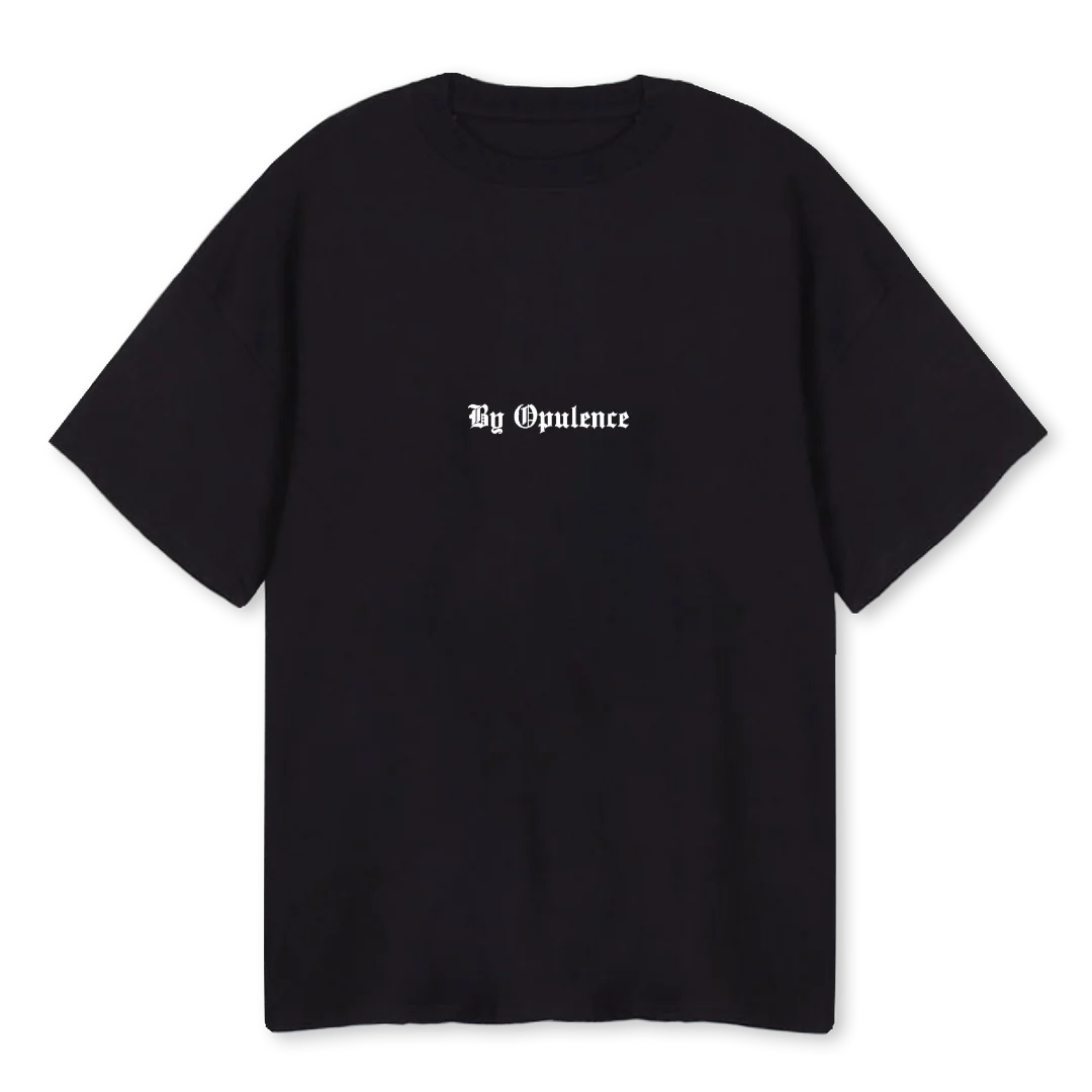 ROMANBYOPTEE_2 Black Oversized Tee.