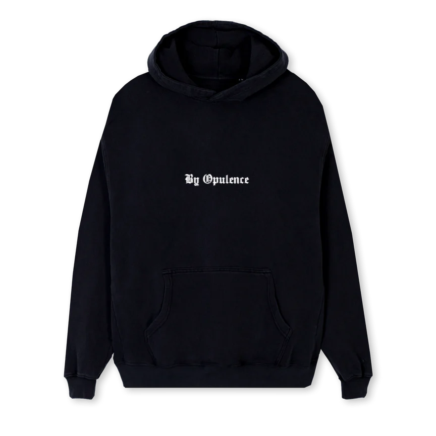 ROMANREGHOODIE Black Regular Hoodie.