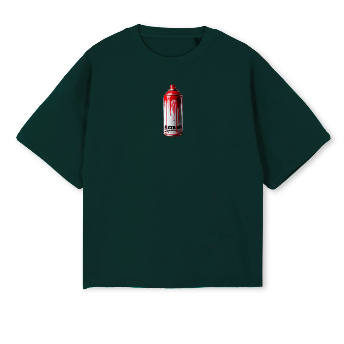 ROMEO SPRAY Wild Green Oversized Boxy Tee.