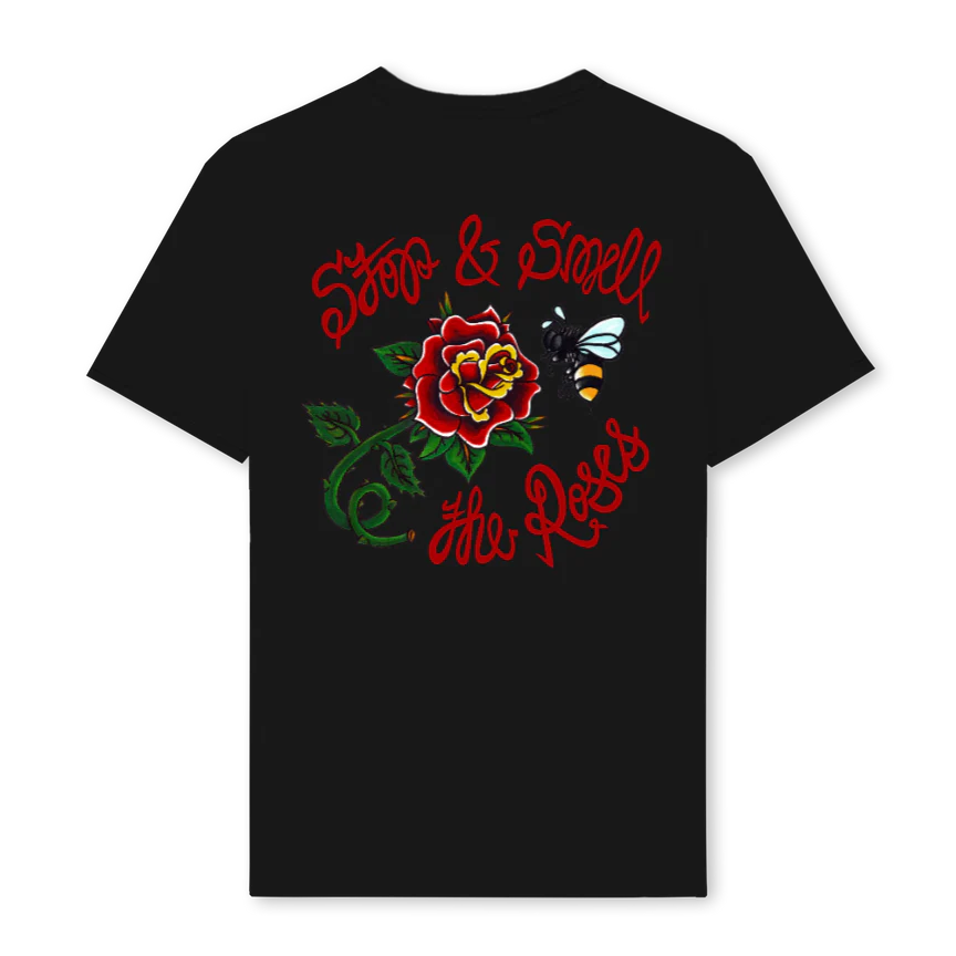 ROSEBEEBLK Black Regular Tee. - Image 2