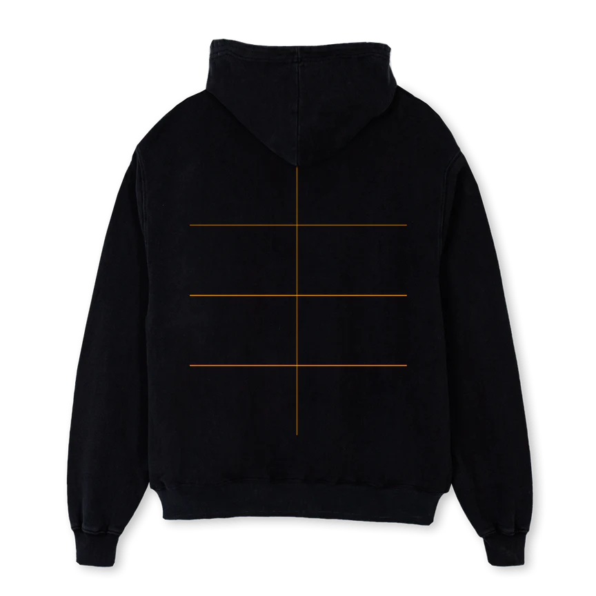 ROSEVONE Black Oversized Hoodie. - Image 2
