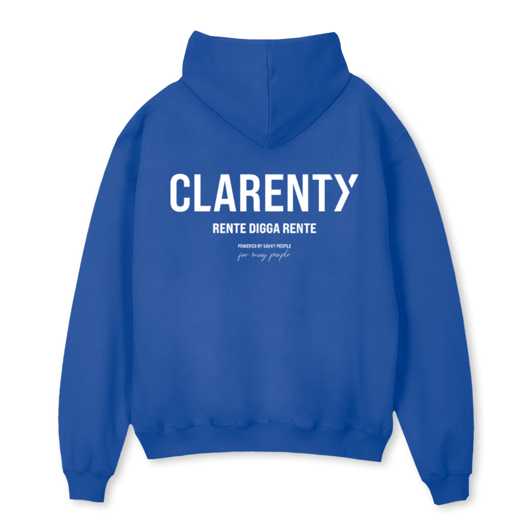 ROYALBLUEYODASTYLE Cobalt Blue Oversized Hoodie. - Image 2