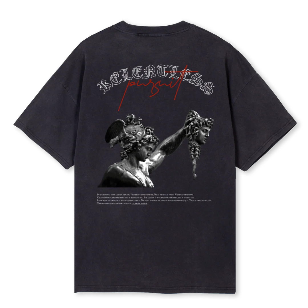RPTDA Vintage Black Oversized Tee. - Image 2