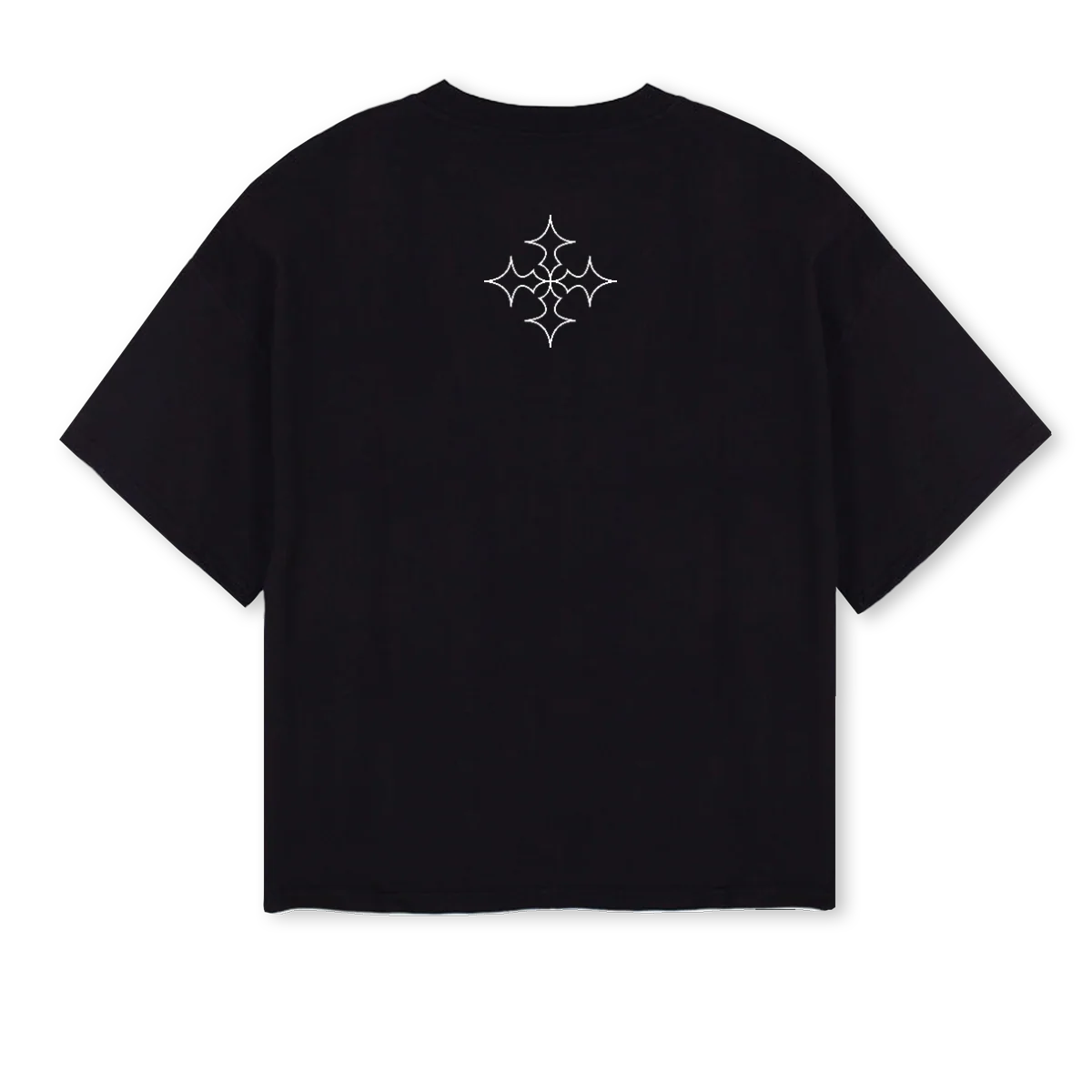 RRATED Black Oversized Boxy Tee. - Image 2