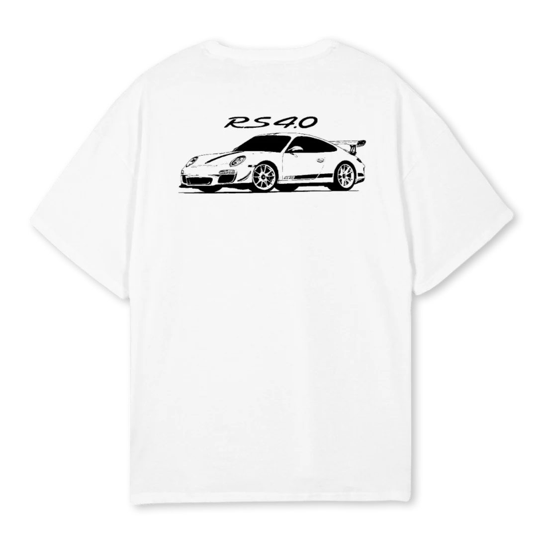 RSFOURL White Oversized Tee. - Image 2