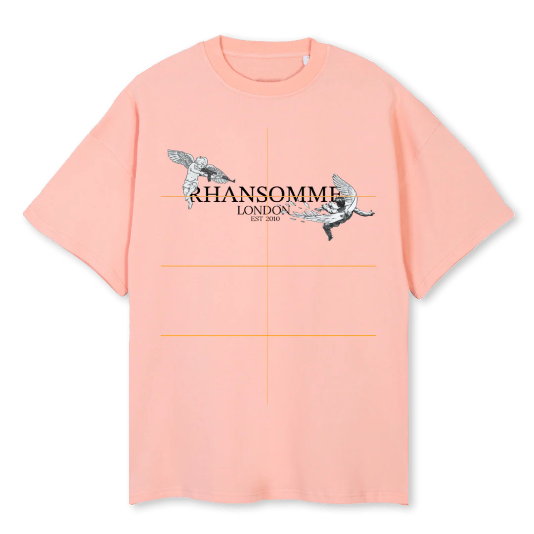 RSM WINGS Pink Clay Oversized Tee.
