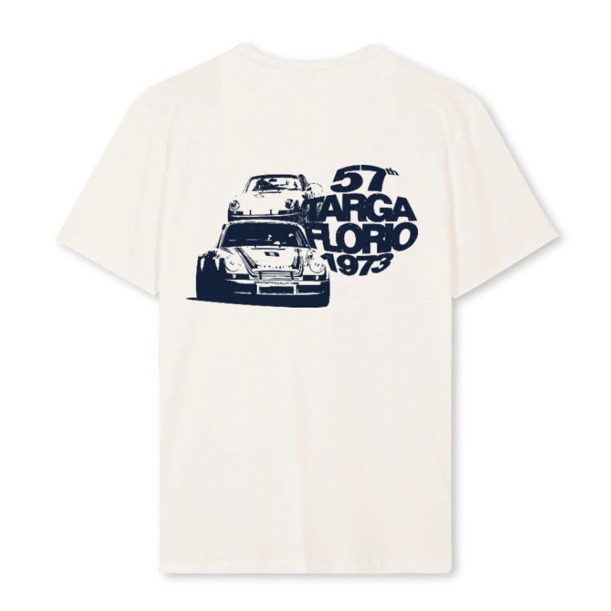 RSR TARGA FLORIO Vintage White Regular Tee. - Image 2