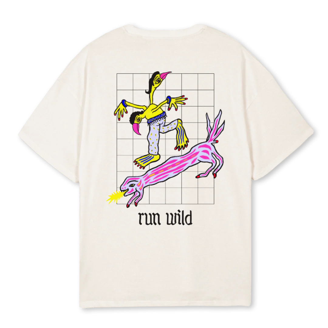 RU Vintage White Oversized Tee. - Image 2