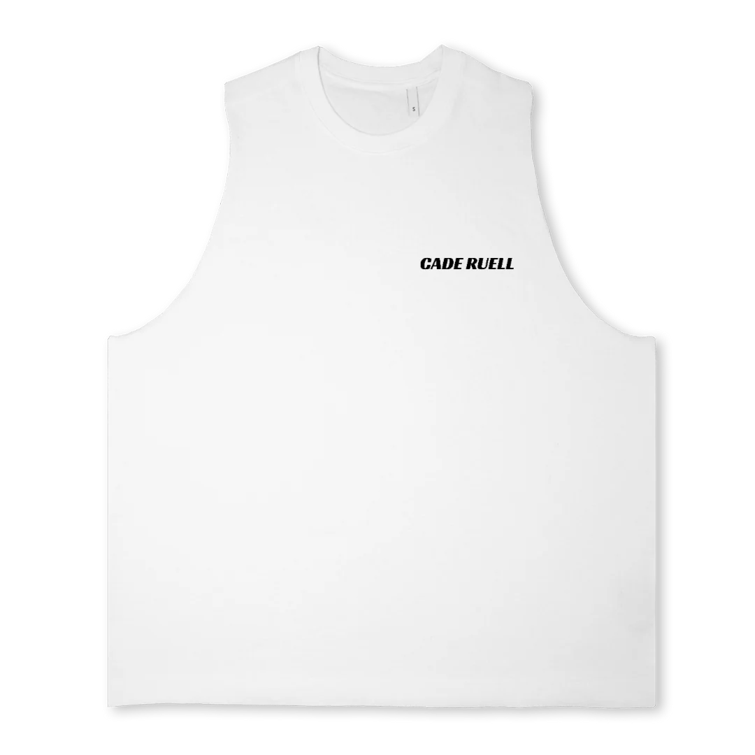 RUNNING DIVISION BLK Bright white Oversized Vest.