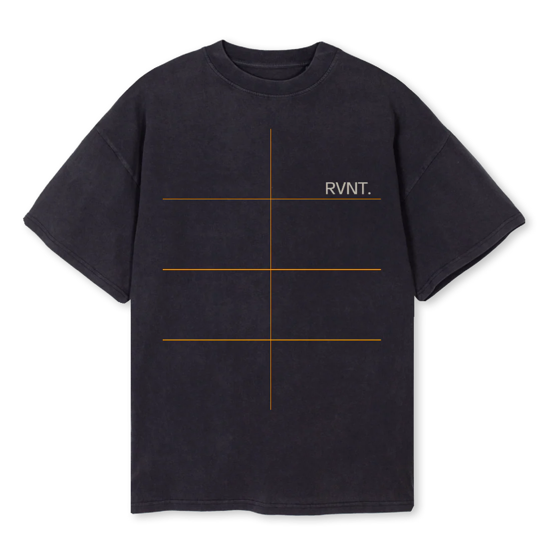 RVNTONE Vintage Black Oversized Tee.