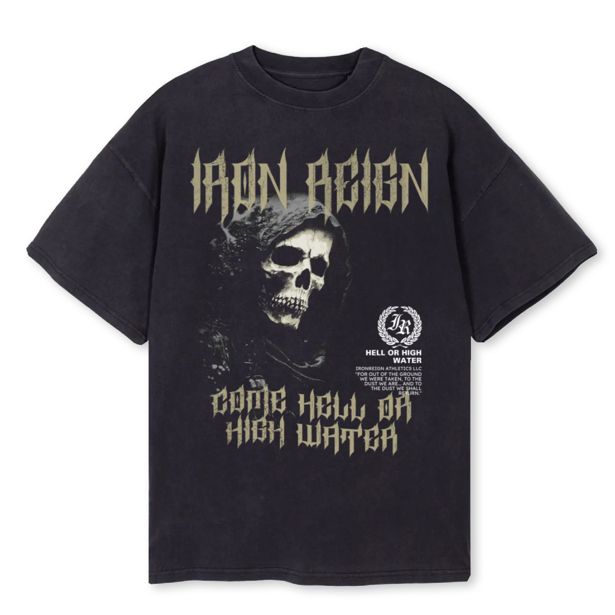 RW Vintage Black Oversized Tee.