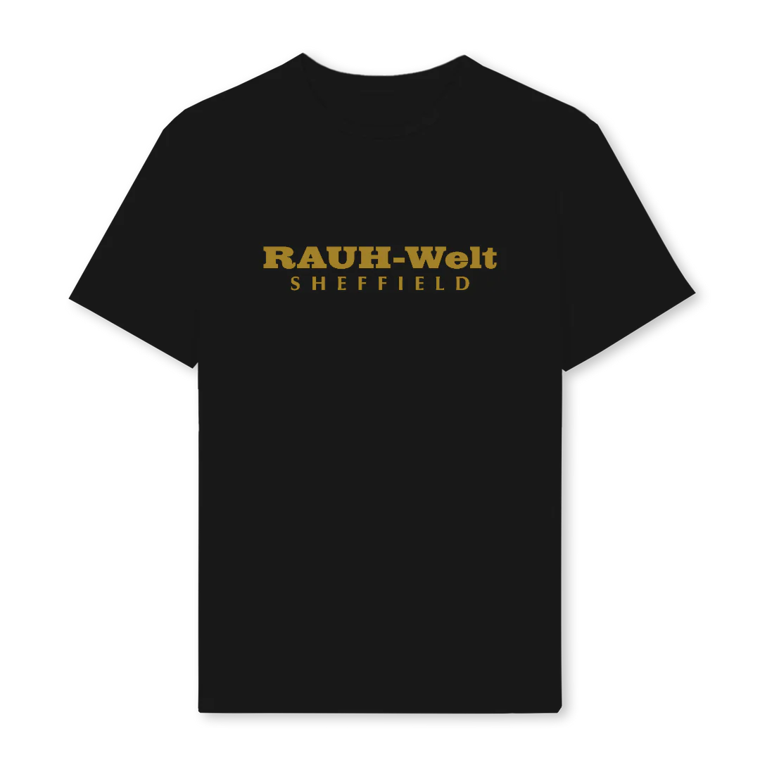 RWBSHEFFIELDGOLD Black Regular Tee.