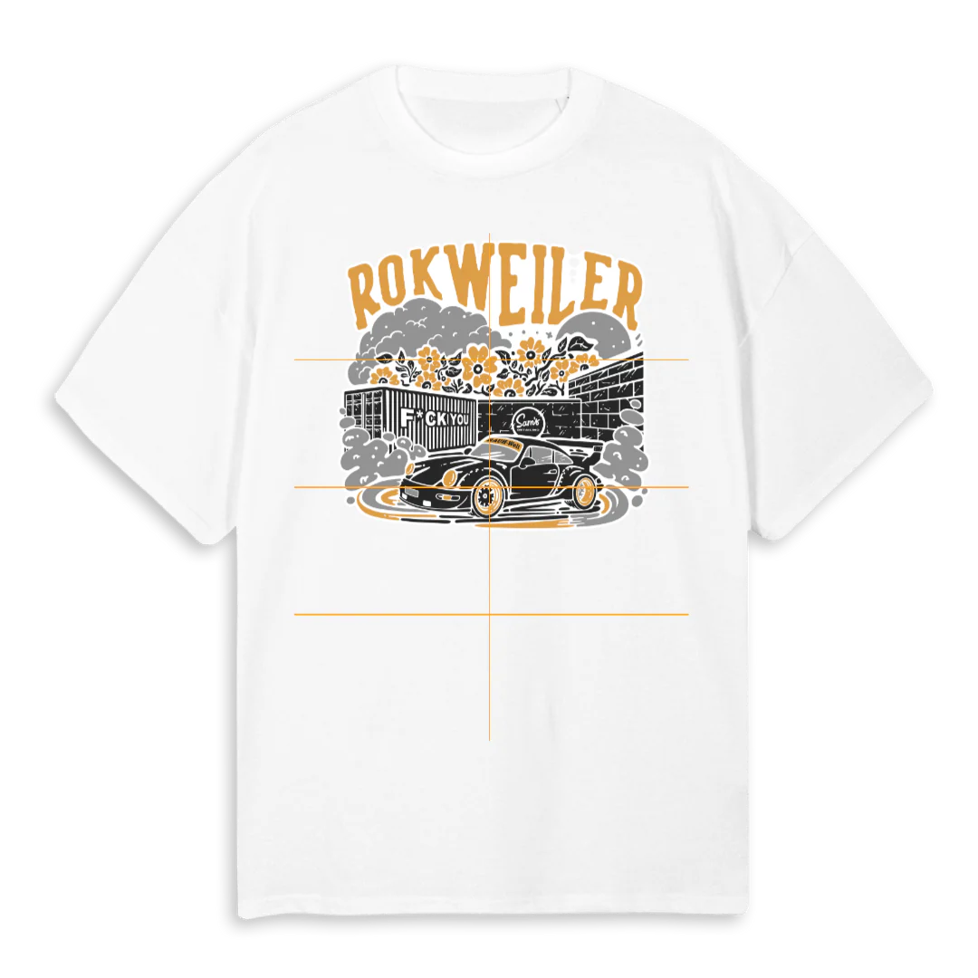 RWBTWO White Oversized Tee.