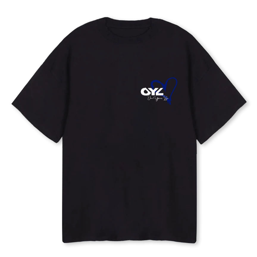 RWIJNS Black Oversized Tee.