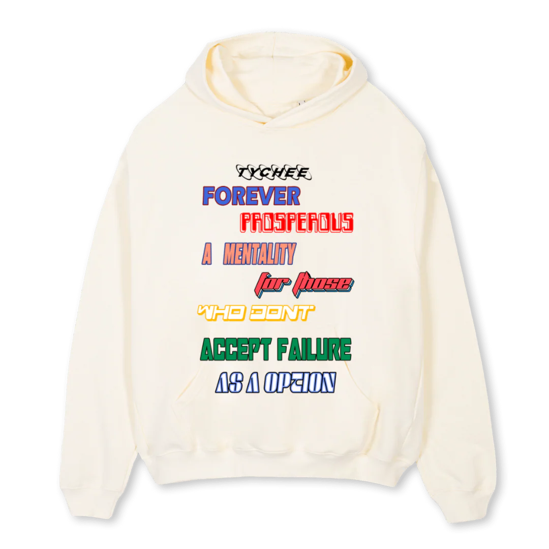 S Cream Oversized Hoodie.
