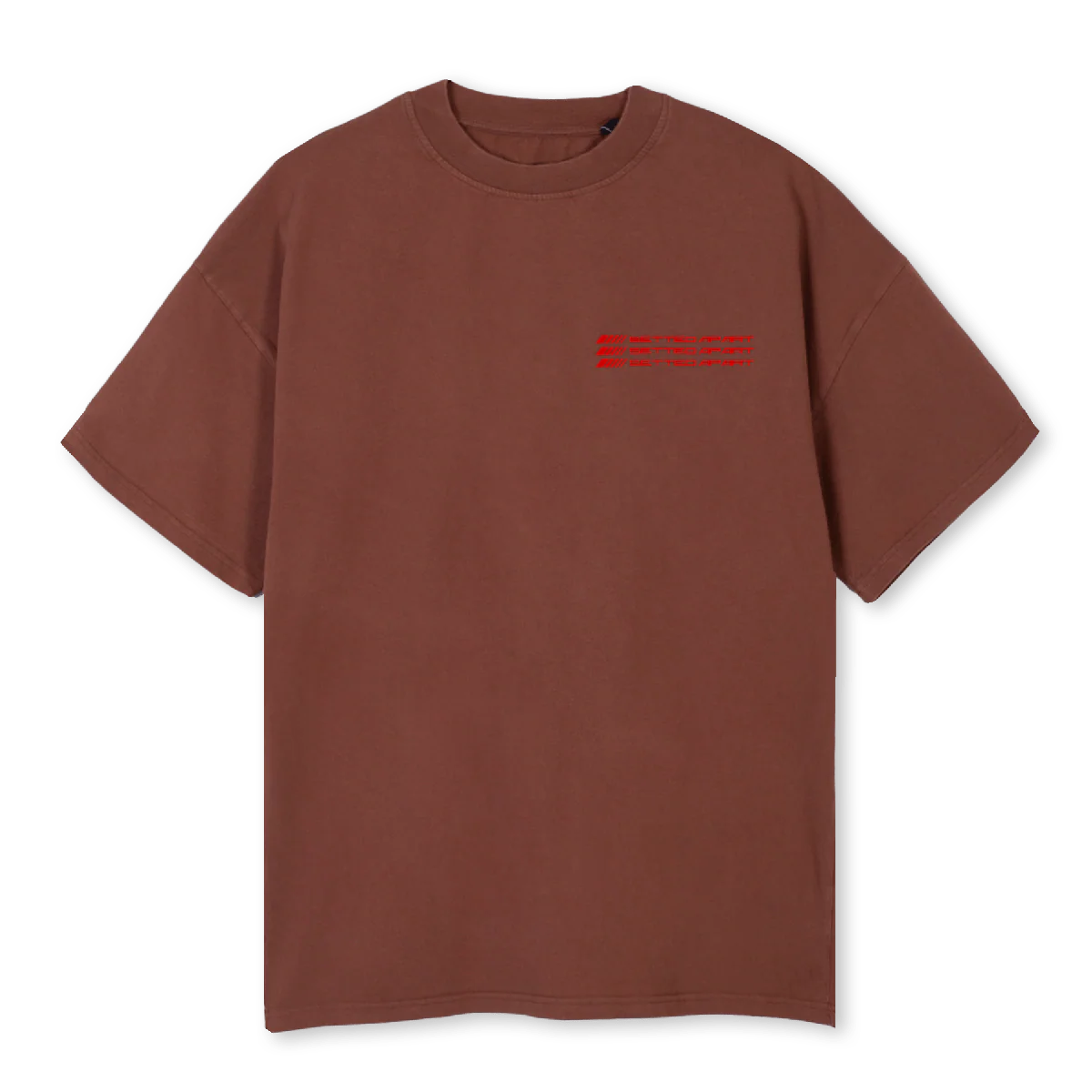 SA AMG BROWN Vintage Brown Oversized Tee.