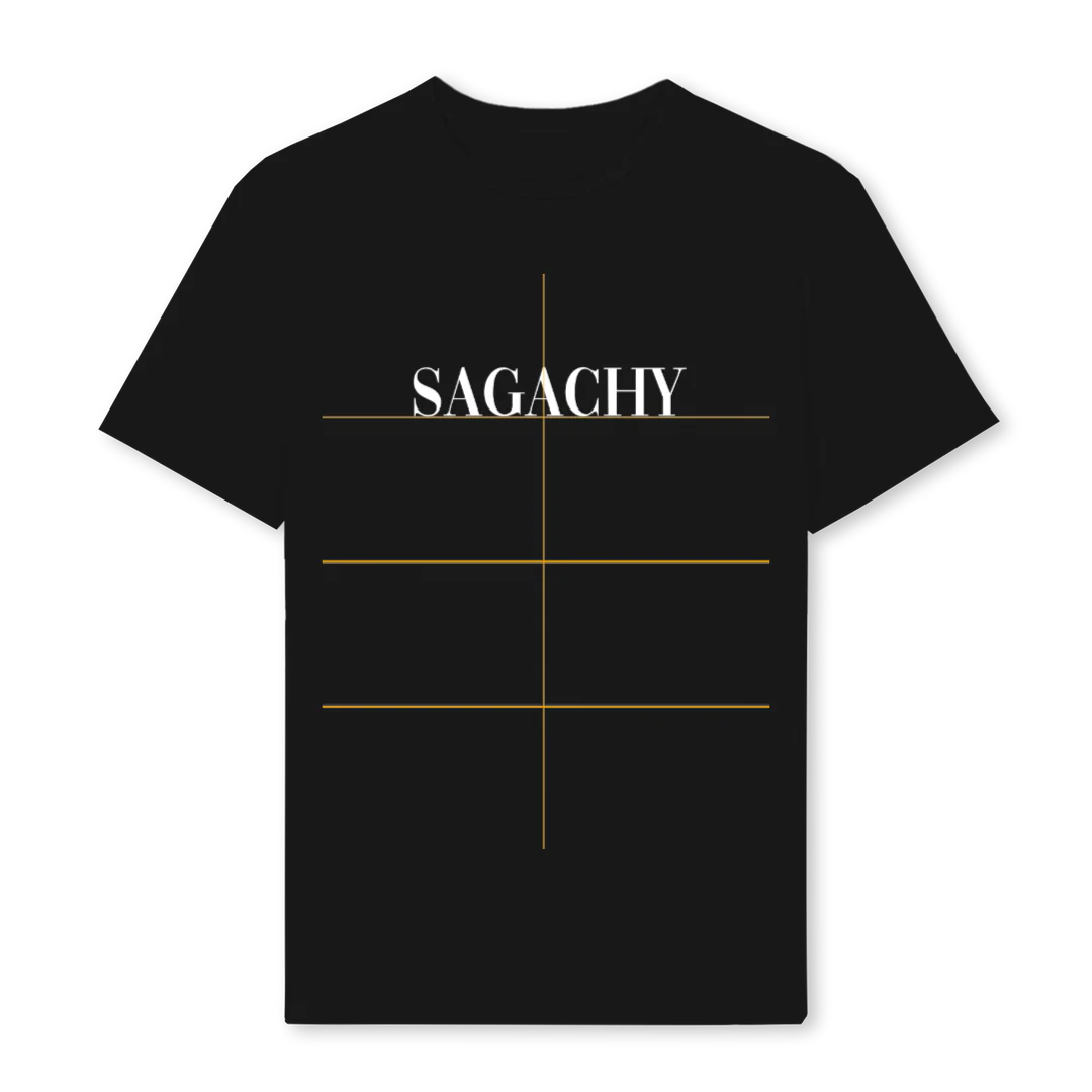 SAGSAMPLETESTONE Black Regular Tee.