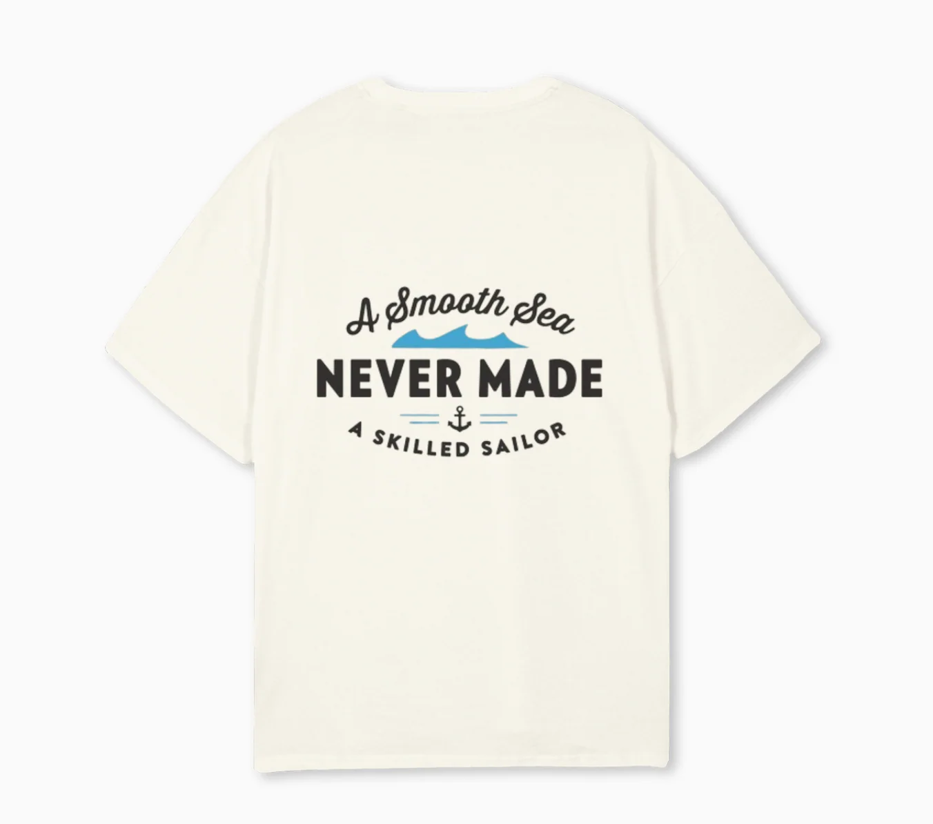 SAILOR T SHIRT Cream Oversized Tee. - Image 2