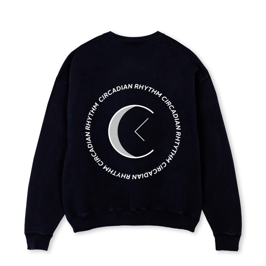 SALWBB Black Oversized Crewneck Sweater. - Image 2