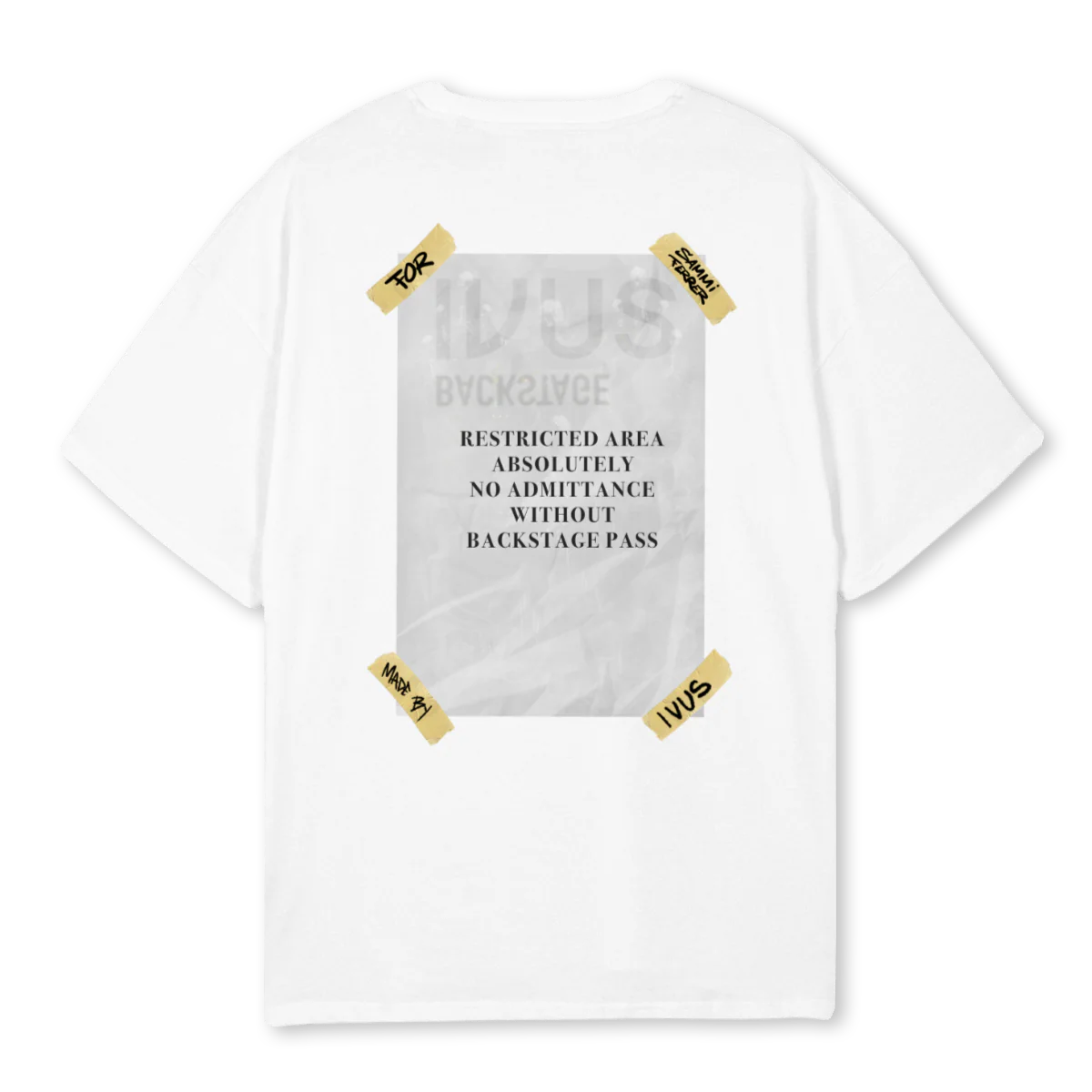 SAMMIFERRERDOS  White Oversized Tee. - Image 2