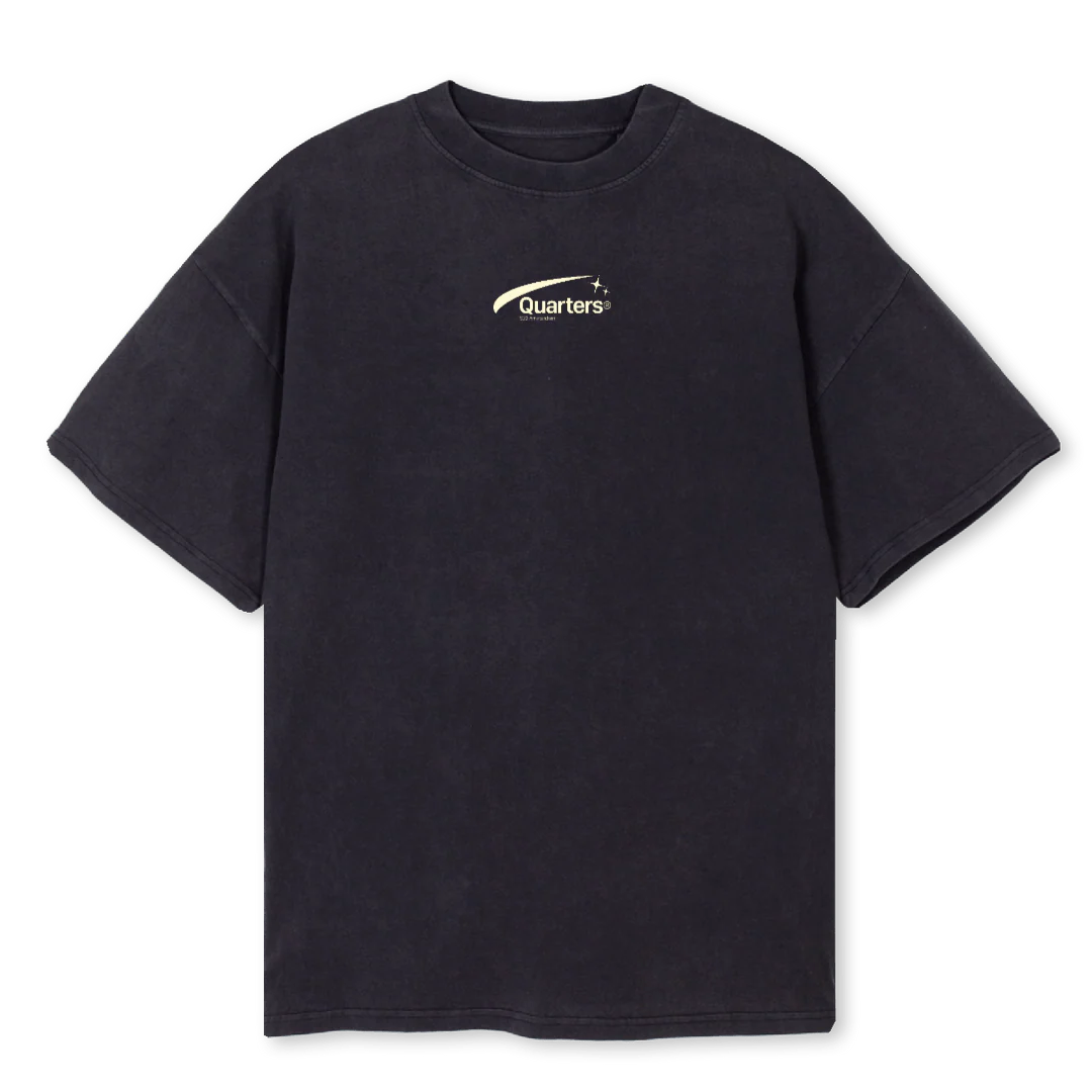 SAMPLE TEE V Vintage Black Oversized Tee.