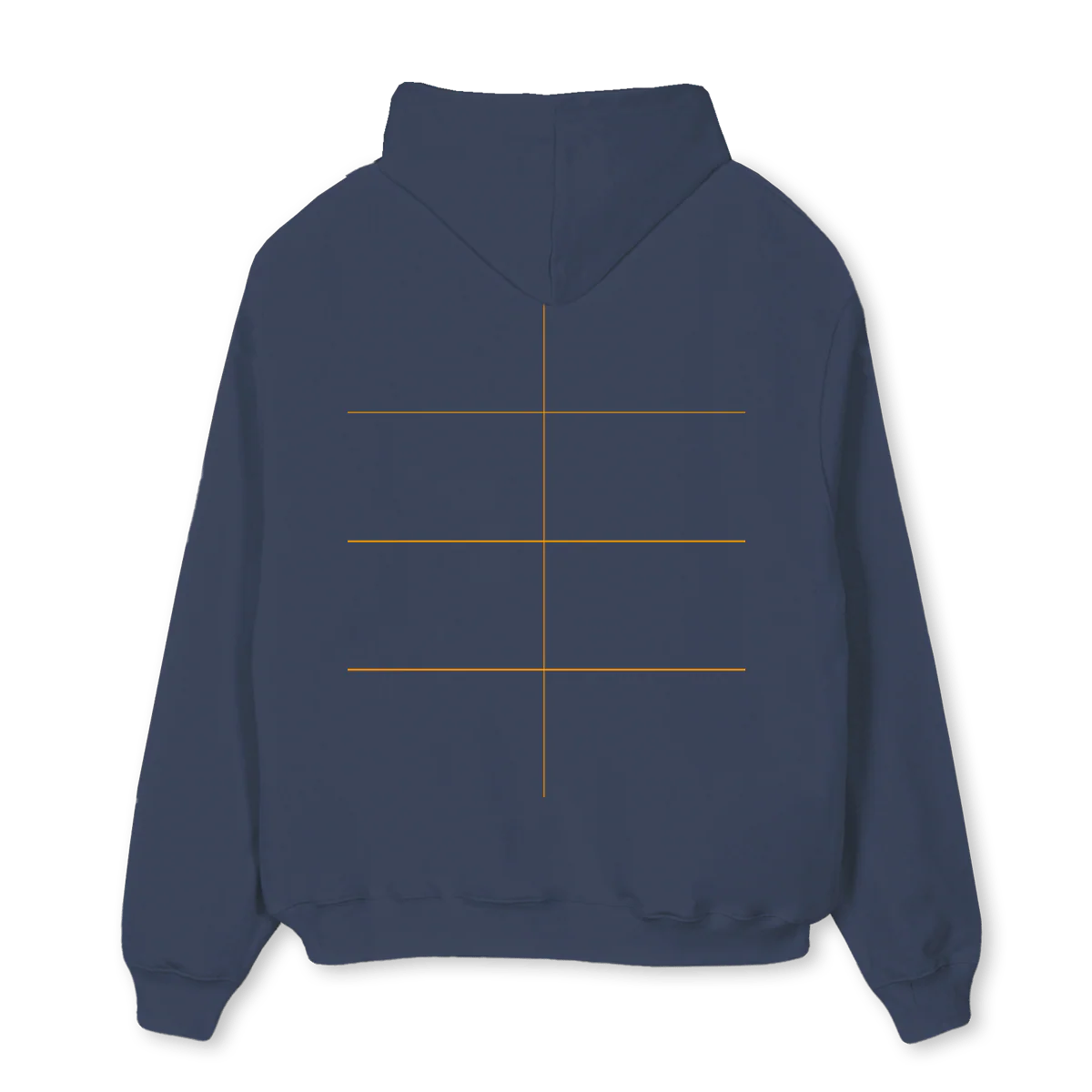 SAMPLEHOODIENB Navy Blue Oversized Hoodie. - Image 2